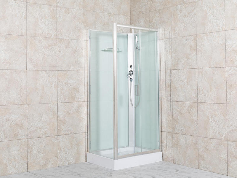 P1RE Modern White Painted Shower Cabin