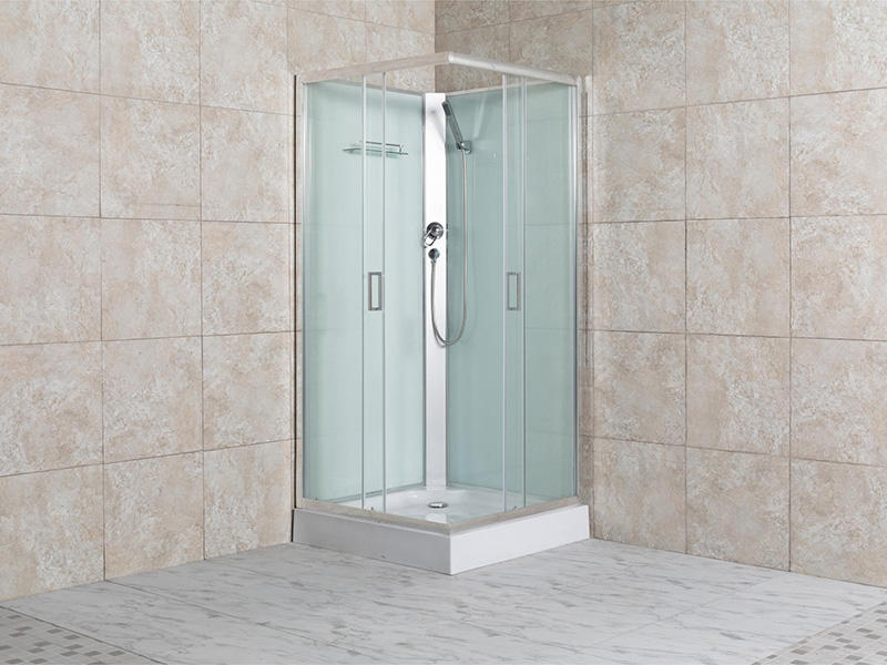  P1SQ Aluminium Framed Sliding Door Shower Cabin