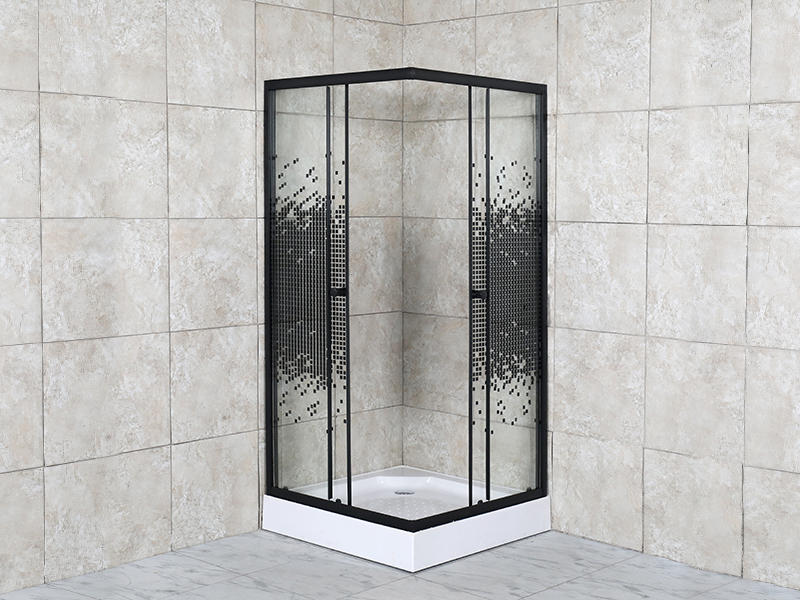 SQ Easy Install Square Sliding Glass Door Shower Enclosure