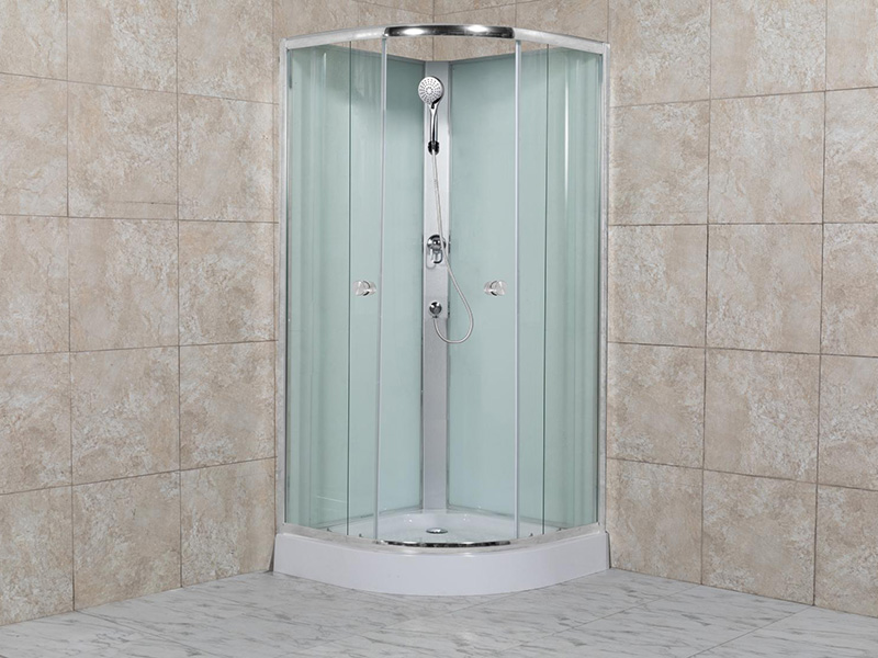 P1SE White Painting Glass Shower Room Cabin