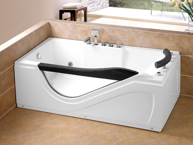 8601 Rectangular whirlpool massage bathtub